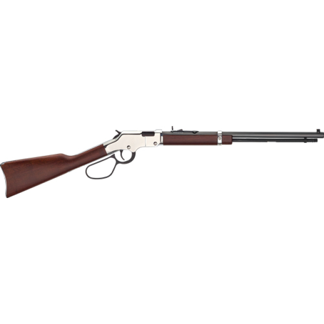 HENRY GOLDEN BOY SILVER 22LR - 20" OCTAGON WALNUT LARGE LOOP