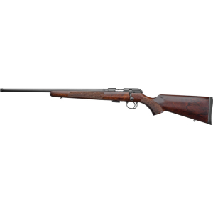 CZ 457 AMERICAN LH 22WMR - 24.5" BLUED BARREL WALNUT STK