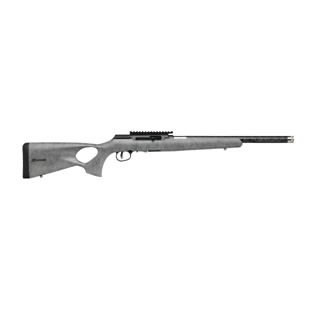 SAVAGE ARMS A22 22LR BL/GRY 18" CARBON TB