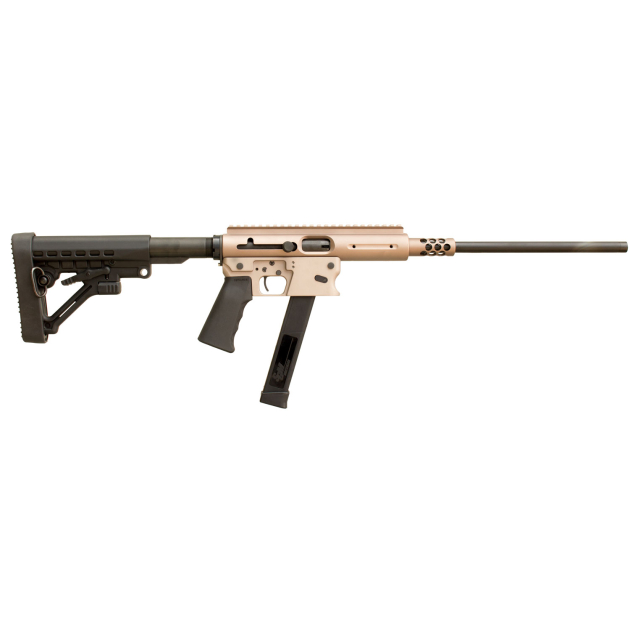 TNW Firearms RXCPLT0009BKTN Aero Survival  9mm Luger 33+1 16.25" Barrel, Flat Dark Earth Metal Finish, Black Collapsible Stock & Polymer Grip Optic Ready