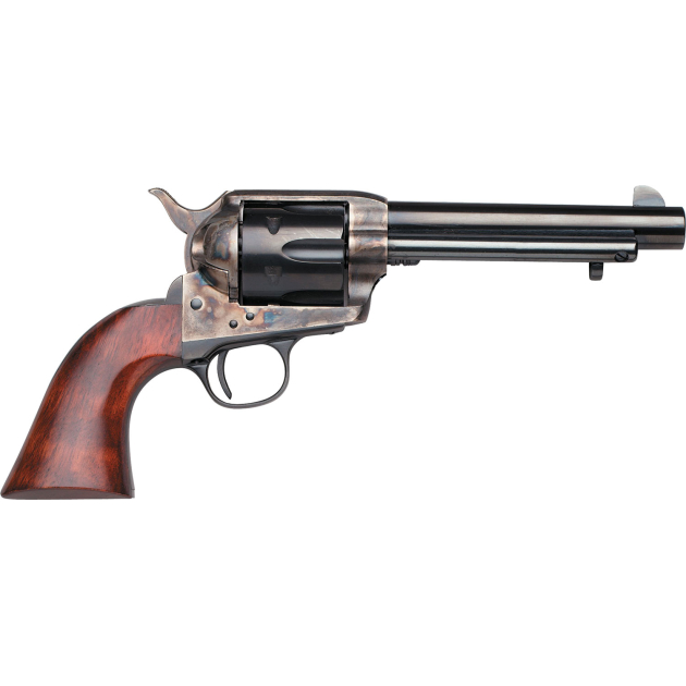 Taylors & Company 550903 1873 Cattleman SAO 357 Mag Caliber with 5.50" Blued Finish Barrel, 6rd Capacity Blued Finish Cylinder, Color Case Hardened Finish Steel Frame & Walnut Grip