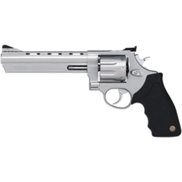 TAURUS 608 357 6.5"VR PORTED - AS 8-SHOT STAINLESS RUBBER