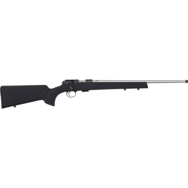 CZ 457 AMERICAN 22LR 20.5" SS - THREADED BBL. BLACK STOCK