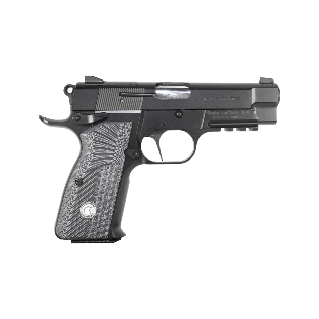 EAA GIRSAN 390446 MC P35PI OPS 9mm Luger 15+1 3.88" Matte Black Optic Ready/Serrated Steel Slide, Matte Black Steel Frame w/Accessory Rail & Beavertail Black Textured G10 Grips Ambidextrous