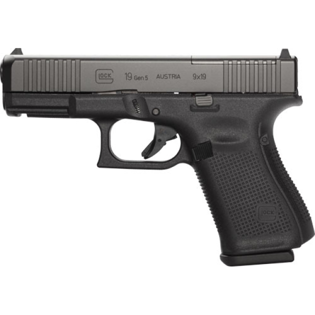 GLOCK 19 MOS 9MM GEN5 FS - 15-SHOT W/FRONT SERATIONS