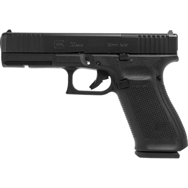 GLOCK 20 MOS 10MM GEN5 FIXED - SIGHTS 15-SHOT BLACK