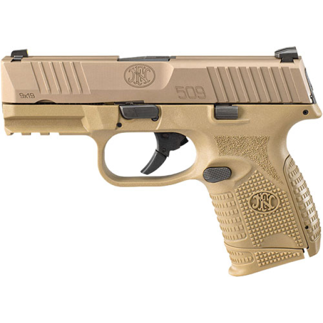 FN 509 COMPACT 9MM BUNDLE - 1-12RD 1-15RD 3-24RD FDE..