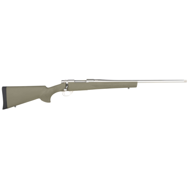 Howa HGR73113 M1500 Hogue Full Size 308 Win 5+1 22" Stainless Steel Threaded Barrel, Drilled & Tapped Stainless Steel Receiver, Hogue OverMolded OD Green Synthetic Stock, Right Hand