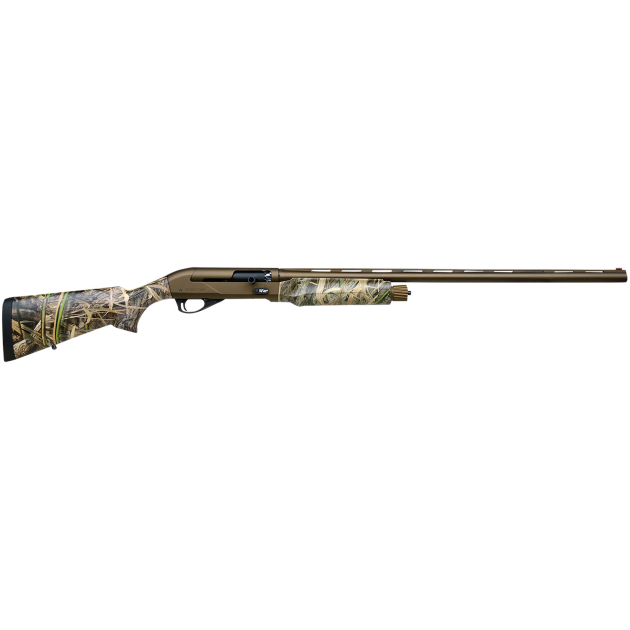 Gforce Arms GFTWO1228MO2 Two  12 Gauge Semi-Auto 3" 28" Bronze Cerakote Vent Rib Barrel, Bronze Cerakote Receiver, Adj Shim Mossy Oak Habitat Synthetic Stock