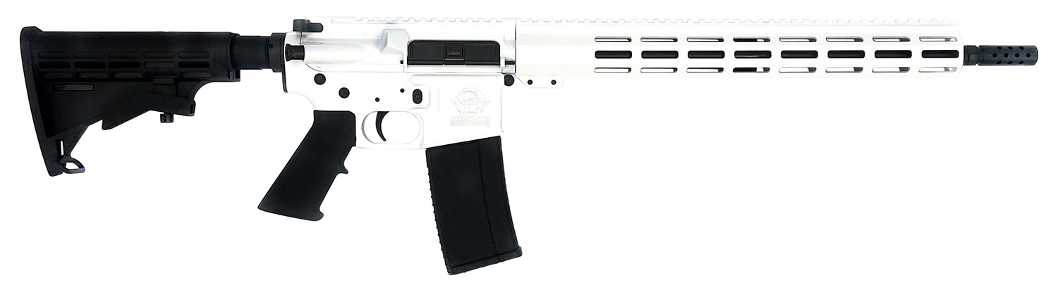 Great Lakes Firearms GL15223WHT AR-15 223 Wylde 16" 30+1, White Rec, Black Stock & Grip