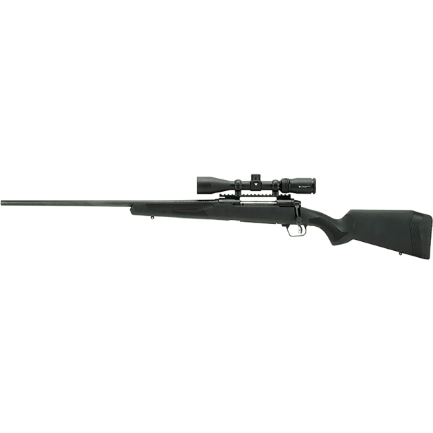 Savage Arms 57323 110 Apex Hunter XP 25-06 Rem 4+1 24", Matte Black Metal, Synthetic Stock, Vortex Crossfire II 3-9x40mm Scope, Left Hand