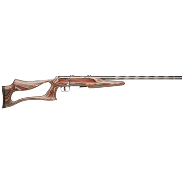 SAVAGE 93R17-BSEV 17HMR 21"HB - FLUTED ACU-TGR SS/BRN LAM EVO