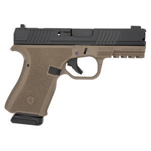 Black Rain Ordnance FL9MMFDEBLK   Compact Frame 9mm 15+1 4" Stainless Steel Slide