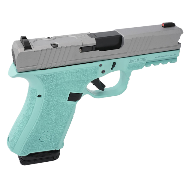 Black Rain Ordnance FL9MMTIFFSM   Compact Frame 9mm 15+1 4" Stainless Steel Slide