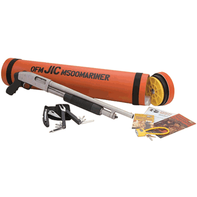 MOSSBERG 500 JIC MARINER KIT - 12GA 3" 18.5" 6RD MARINECOTE