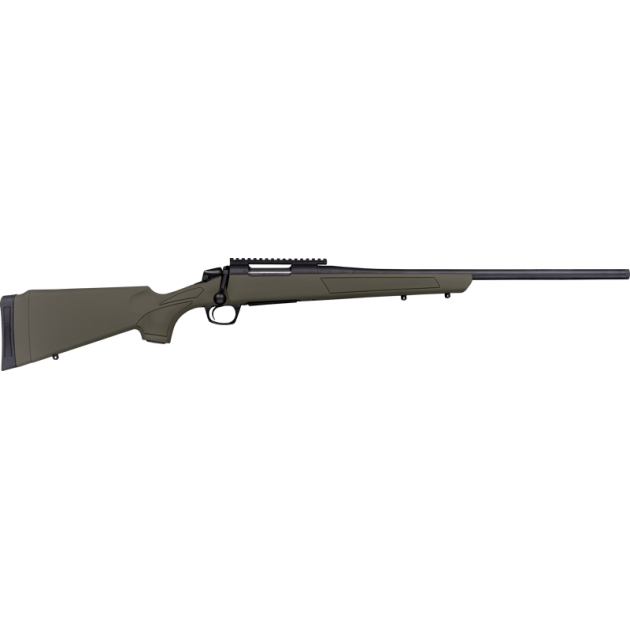 CVA CASCADE 308 WIN 22" #3 - W/RAIL BLACK/OD GREEN