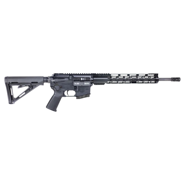 Diamondback DB1790K001 DB15 *CA Compliant 5.56x45mm NATO 10+1 16", Black, Adjustable Magpul MOE Carbine Stock, MOE Grip, 12" M-LOK, Fixed Magazine Lock & Release