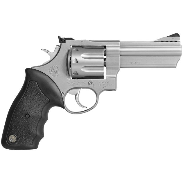 Taurus 608 Revolver - Stainless Steel | 357 Mag / 38 Spl +P | 4" Barrel | 8rd | Rubber Grip
