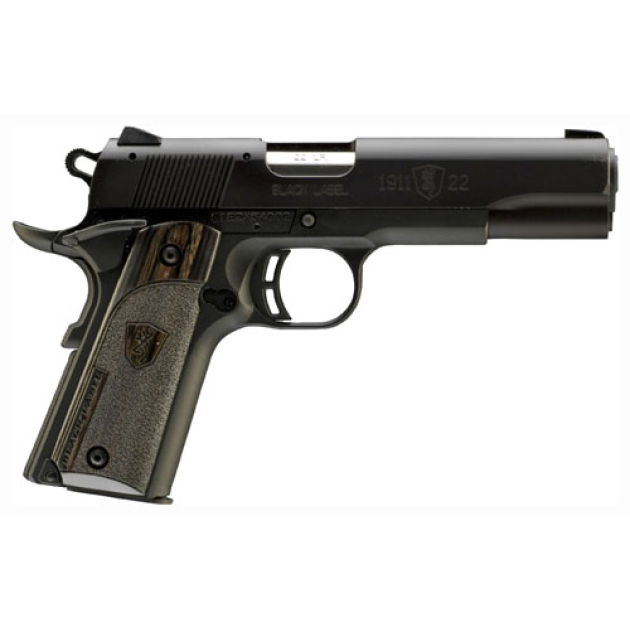 BROWNING 1911-22 BLACK LABEL - 22LR 4.25" FS BLACK/LAMINATE