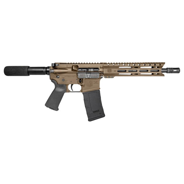 Diamondback DB1915B061 DB15  300 Blackout 28+1 10", FDE, Carbon Lower, 9" M-LOK Handguard, Black Padded Buffer Tube/Magpul Grip