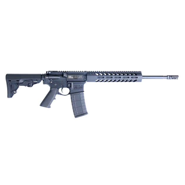 HM Defense HM15F556 Guardian F5 5.56x45mm NATO Caliber with 16" Barrel, 30+1 Capacity, Black Anodized Metal Finish, Black Mil-Spec HM Stock & Polymer Grip Right Hand