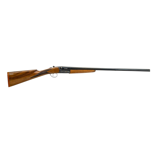 McCoy MC200A12 200A  Side-By-Side 12 Gauge Break Open 3" 2rd 28" Blued Chrome Lined Barre, Color Case Hardened Steel Receiver, Grade IV Gloss Oil Turkish Walnut Wood Fixed Stock