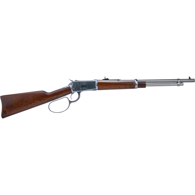 HERITAGE R92 38/357 LEVER - 16" BBL STAINLESS HARDWOOD