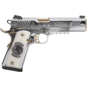GIRSAN MC1911S LIBERADORE II - 45ACP CHROME/GOLD ENGRAVED 8RD - Image 3