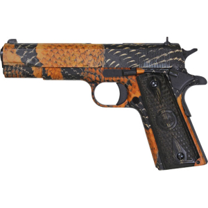 IVER JOHNSON 1911A1 BOA - 45ACP 5" FS 8RD SNAKESKIN - Image 2