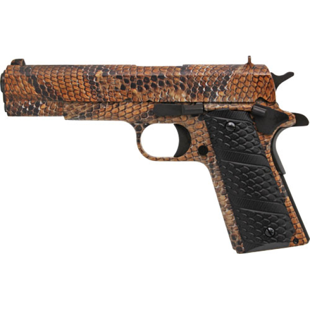 IVER JOHNSON 1911A1 45ACP 5" - FS 8RD RATTLESNAKE