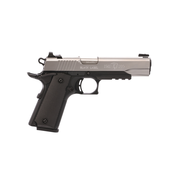 BROWNING 1911-380 380ACP SS 4.25" RAIL#
