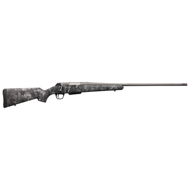 Winchester Guns 535776218 XPR Extreme Hunter 7mm-08 Rem 3+1 Cap 22" MB Tungsten Gray Cerakote Rec TrueTimber Midnight Stock Right Hand with MOA Trigger System (Full Size) No Sights