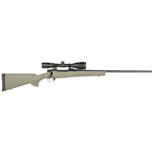 Howa HGP23PRCG M1500 Gamepro Gen2 300 PRC 3+1 24" Threaded Barrel, Blued Metal Finish, Green Fixed Hogue Pillar-Bedded Overmolded Stock, Includes GamePro 4-12x40mm Scope