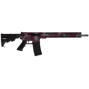 Great Lakes Firearms GL15223SSMMAN AR-15 Mission 223 Wylde 30+1 16", Manhattan Camo Rec/15" M-Lok Handguard, Black Carbine Stock & A2 Grip, Muzzle Brake