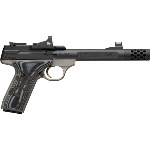 BROWNING BUCKMARK PLUS 22LR - 5.9" W/CT RED DOT THREADED
