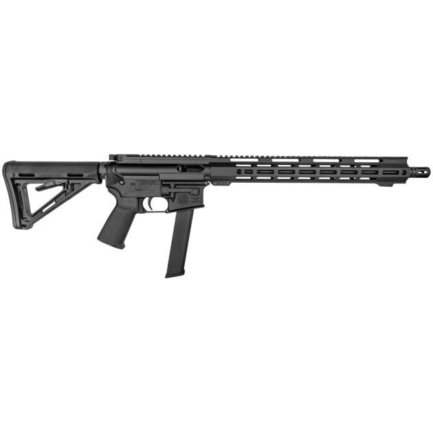 Diamondback DB1418P001 DB15  9mm Luger 32+1 16", Black, Carbon Lower, Magpul MOE Stock, Magpul K2 Grip, Flash Hider