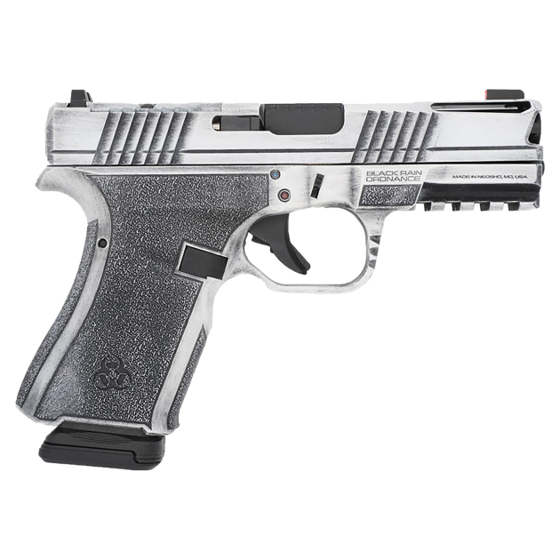 Black Rain Ordnance FLP9MMWB   Compact Frame 9mm 15+1 4" Stainless Steel Slide