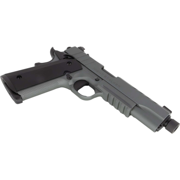 TISAS 1911 NIGHT STALKER 45ACP - 5" THREADED BBL 8RD BLACK/GREY