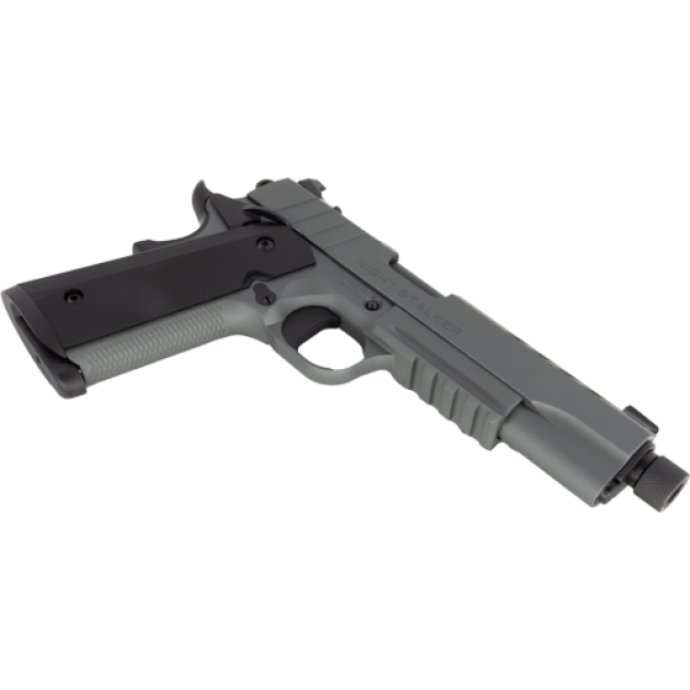 TISAS 1911 NIGHT STALKER 10MM - 5" THREADED BBL 8RD BLACK/GREY