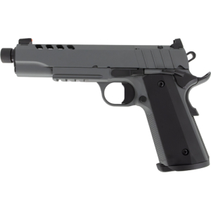 TISAS 1911 NIGHT STALKER 10MM - 5" THREADED BBL 8RD BLACK/GREY - Image 3