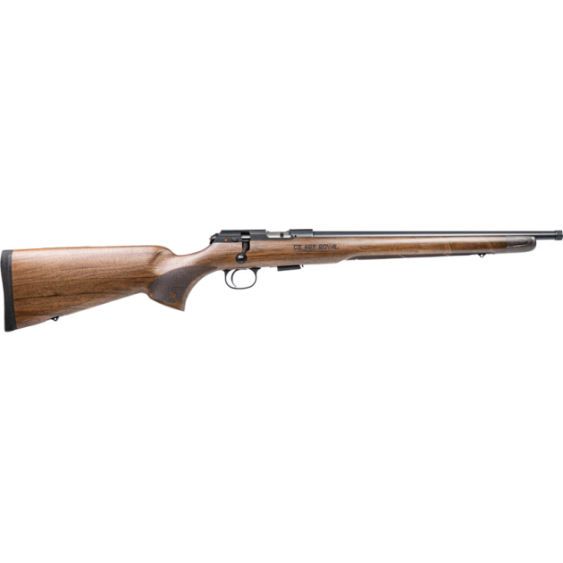 CZ 457 ROYAL 22LR 16.5" BLUED - THREADED BBL CIRCASSIAN WALNUT