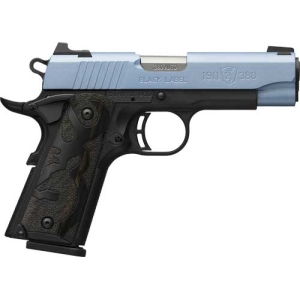 BROWNING 1911-380 BLACK LABEL - 380ACP 3.58"FS 8RD POLARBLUE