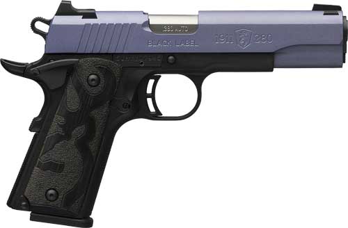 BROWNING 1911-380 BLACK LABEL - 380ACP 4.25"FS 8RD C ORCHID