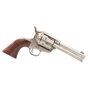 Taylors & Company 555111 1873 Cattleman 45 Colt (LC) Caliber with 4.75" Barrel, 6rd Capacity Cylinder, Overall Antique Finish Steel & Walnut Grip