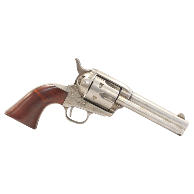 Taylors & Company 555111 1873 Cattleman 45 Colt (LC) Caliber with 4.75" Barrel, 6rd Capacity Cylinder, Overall Antique Finish Steel & Walnut Grip