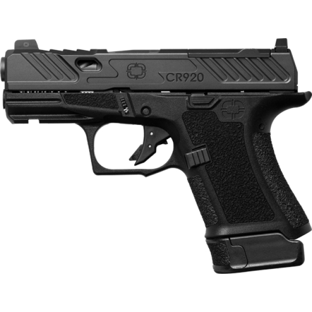SHADOW SYSTEMS CR920 ELITE 9MM - OPTIC CUT FLUTED BLACK BBL