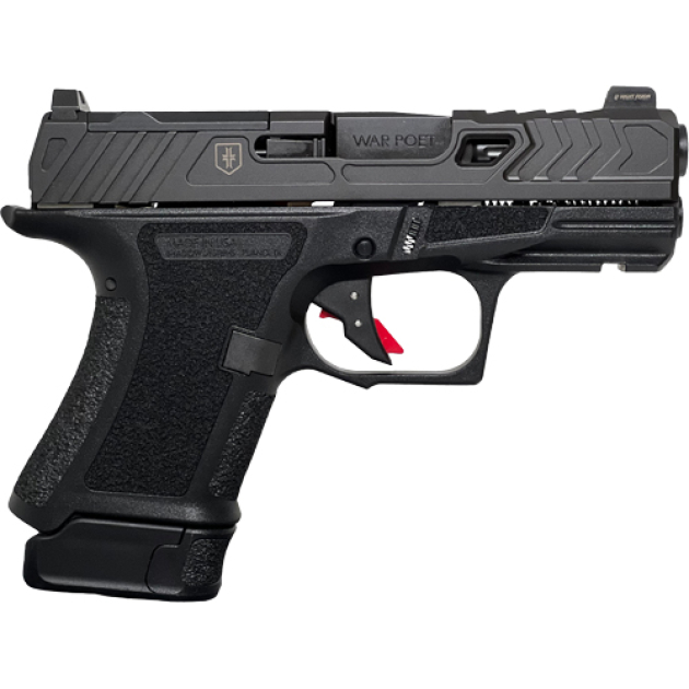 SHADOW SYSTEMS WAR POET CR920 - 9MM OPTIC CUT FLUTED BLACK BBL