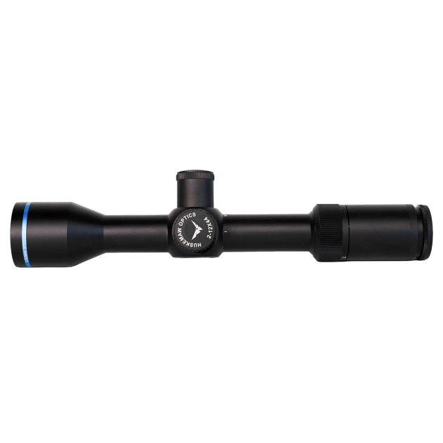 Huskemaw Optics 10212BD Blue Diamond Black 2-12x44mm 30mm Tube, HuntSmart Reticle