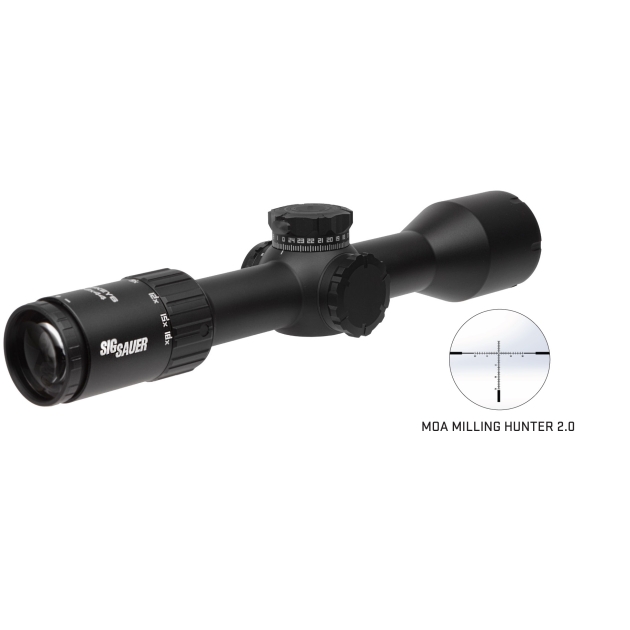 SIG SAUER WHISKEY6 3-18X44 30MM MOA