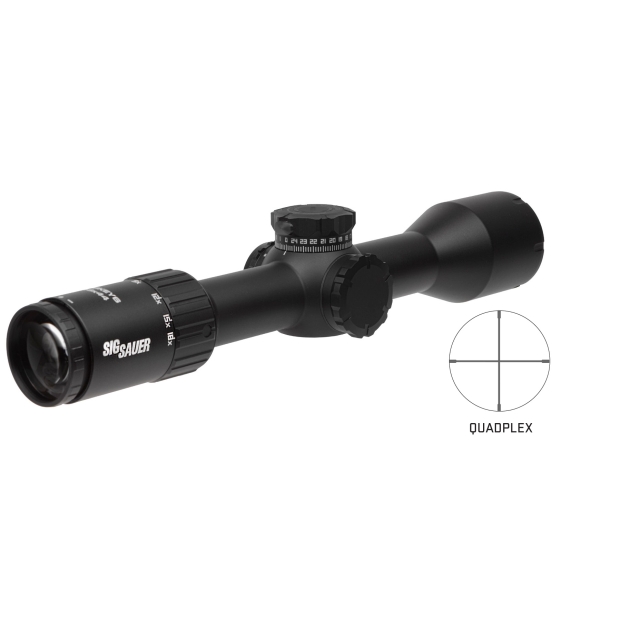 SIG SAUER WHISKEY6 3-18X44 30MM QDPLEX